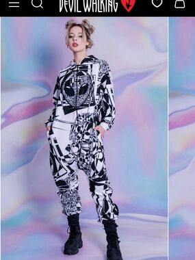 Devil Walking Alien Glitch Onesie